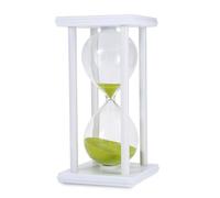 Sablier, Sablier for Cuisine, école, décoration de la Maison, Multicolore, 30/60 Minutes(White Green,60mins)