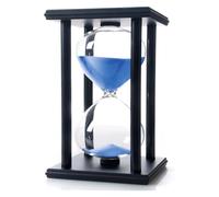 Sablier Sablier minuterie Sable sablier Horloge Multi-Fonctionnelle sablier minuterie décoration Bureau Cuisine décor(Blue-01,60min)