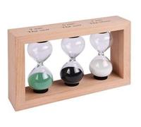 Table Passion Sablier trois temps spécial thé 17.00x4.00 cm Multicolore Bois
