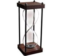 Sablier Vide Cadeau Créatif Assistant De Gestion du Temps Ornement De Verre De Sable pour Jeu De coration De Bureau à Domicile, Empty Hourglass, 30 Minutes