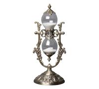 Sablier vintage élégant 15/30 minutes en métal pour décoration de bureau ou de salon