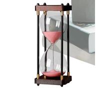 Sablier vintage, sablier classique, assistant de gestion du temps décoratif, 9,6 x 9,6 x 25 cm, sablier créatif pour salon et décoration de lieu de travail