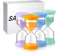 Sabliers pour Enfants, Minuterie de Cuisine, Fonction sablier, Minuteur Sabliers, Couleur sablier, Minuteur Enfant Visuel, Montre de Cuisin, Sablier Horloge 3/5/10/30 Minutes…
