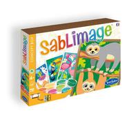 SentoSphère - Sablimage Animaux Sud Americains - Kit loisirs créatifs enfant - 4 tableaux en sable - 16 couleurs de sable coloré - Concept Box avec cadre - A partir de 4 ans - Made in France -8811