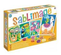 Sablimage animaux sud-americains 4 tableaux - sentosphere - kit creation sable colore G