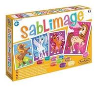 Sablimage Licornes 4 Tableaux De Sable Colore - Sentosphere - Loisirs Creatifs