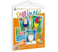 Sablimage - Recharge de 4 planches : Oiseaux G