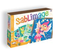 SentoSphère - SABLIMAGE - FEES - 8814 - Kit Loisir Créatif - Réaliser 4 tableaux avec 15 tonalités de sable - A partir de 4 ans - Fabriqué en France