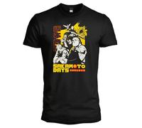 Sabor srl Sakamoto Days - Collage - T Shirt Manga Anime Officiel en Coton | Taro Sakamoto | Coupe Regular Homme et Femme XL