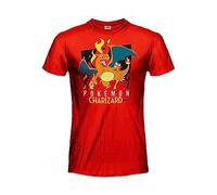 Sabor Srl T-Shirt Pokemon Original Officiel T-Shirt Enfant garçon - Rouge - 100% Coton, Rouge, 5-6 Ans
