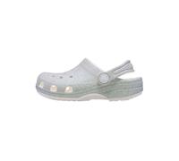 Sabot à Enfiler Crocs Classic Iridescent Glitter - Blanc brillant 20/21