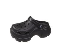 Sabot À Plateforme Femme Perforés Respirant Sandales avec Semelle Antidérapante Mules Et Sabots Facile À Mettre Résistant Chaussures De Jardin Piscine Intérieur Extérieur Loisirs Orteil Fermé