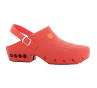 Sabot autoclavable Oxypas OxyclogJ4001egn SRA, rouge, 35/36 EU, 2,5/3,5 RU