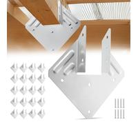 Sabot Charpente-VEVOR-Lot de 25-Support de Solive-Taille Interne 40 x 21 x 63 mm-Étriers de Solive Robustes