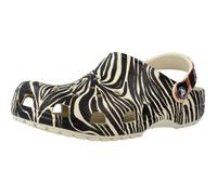 Sabot Crocs - Animal Remix - Beige/Noir - Motifs zébrés - Légèreté - Bride pivotante 39/40