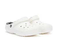 Crocs Unisexe Adulte Classic Lined Clog Sabots, White/Grey, 37/38 EU