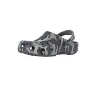 Crocs Unisexe Adulte Classic Printed Camo Clog Sabots, Slate Grey/Multi, 37/38 EU