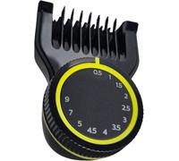 Sabot De Barbe Réglable 0,5-9 Mm Cp1768 Pour Rasoir, Tondeuse Avec 12 Réglages De Longueur, Compatible Avec Oneblade One Blade Qp6504 Qp6507 Qp6530 Qp6531 Qp6532[Z2260]