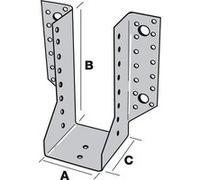 Sabot de charpente à ailes extérieures SIMPSON - T.340 x L.70 x H.135 mm - ép.2 mm - SAE340/70/2
