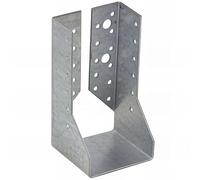 Sabot de charpente galvanisé à ailes intérieures - Larg. 76 x Ht. 152 mm