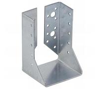 Sabot de charpente galvanisé à ailes intérieures - Larg. 80 x Ht. 120 mm