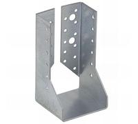 Sabot de charpente galvanisé à ailes intérieures - Larg. 80 x Ht. 150 mm