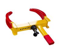 Sabot de roue avec serrure de sécurité et 2 clés pour voiture, caravane, remorque - Largeur de pneu : 17-28 cm