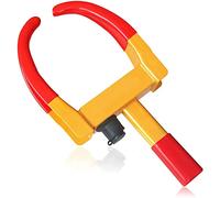 Sabot de roue, Cale de roue antivol for remorque voiture, compatible avec les voitures, camionnettes, SUV, voiturettes golf, remorques bateau