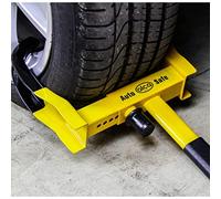 Sabot de roue extensible pour Ducato Crafter autocaravane camping-car robuste avec protection antivol 2 clés Alca Allemagne A306000 Jaune