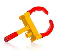 Sabot de roue, Robuste avec soufflet de serrage pneu réglable, cale antivol et stabilisateur stationnement for éviter le roulage remorquage