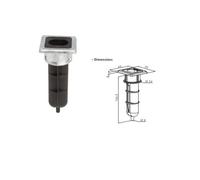 Sabot de sol économique pour verrou de sol diam. 20mm max. LOCINOX - EGS