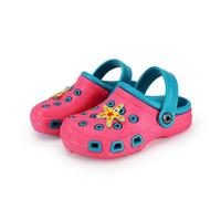 Sabot Enfant Mixte,Anti-Glissement Légère Respirant Sabots Fille ,Été Sabot Garçon Exterieur pour Plage Hopital Jardin-Rouge pâle 29