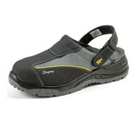 Sabot Euroroutier - ESRTI - Stingray Gris Noir Leather, Sabots, Chaussures de securite certifie SB E+FO+SRC 39