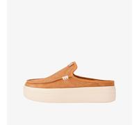 Sabot Femme Hey Dude Modèle Austin Lift Classic Chaussures En Cuir Suédé Tan