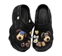 Sabot Femme Mules et Sabots Femme Chaussure Clog Unisexe Slip-on Semelle Chunky Respirant Léger Casual Tous Les Jours avec Design Charms Décoratifs Été Voyage