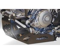 Sabot Moteur HEED pour DL 650 V-Strom (2004-2016) - Acier, Noir