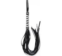 Sabot noir et blanc à longues rayures