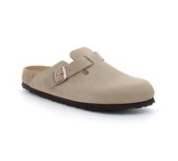Sabot pour adulte - BIRKENSTOCK - Boston - Cuir velours doux - Tabacco - Marron