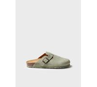 Sabot pour femme en daim avec boucle | GEMINA-QT 40