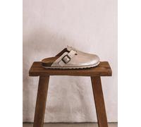 Sabot pour femme en daim avec boucle | GEMINA-QT 45