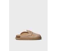 Sabot pour femme en daim style mocassin | GREVENA-QT 40