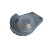 Sabot Prestige en Aluminium pour portail motorisé. - Sans cale, Brut