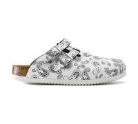 Sabot professionnel Kay SL - Birko-flor - Paisley black / white - Blanc - Adulte - Femme 41