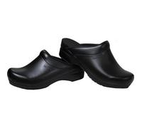 Sabot - SANITA - SONJA - Cuir Noir Mat - Taille 35 à 42 - Femme 35