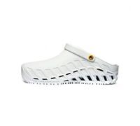 Sabot Scholl Evo TPR - Blanc - Semelle intérieure amovible - Absorption des chocs - Conception anatomique 37
