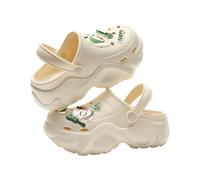 Sabot Souple Femme Ete Confortable EVA Imperméable Chaussures De Jardin Respirant avec Charms Kawaii Sabots Plate-Forme De Wedge Tailles La Maison,l'extérieur Et L'intérieur