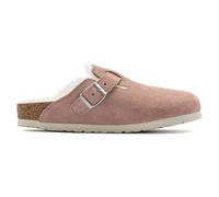 Sabots avec fourrure dâagneau cuir suÃšde femme Birkenstock Boston Rose 37