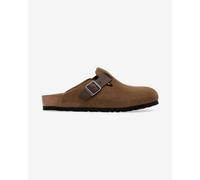 Sabots Birkenstock Boston BS cuir mixte étroit marron foncé - 39