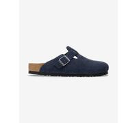 Sabots Birkenstock Boston cuir suédé étroit bleu foncé - 42