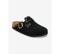 Sabots Birkenstock Boston Rivet Suede étroit noir femme - 41
